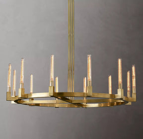 Candlestick Round Chandelier 60"