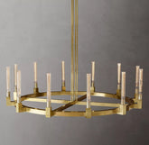 Candlestick Round Chandelier 60"
