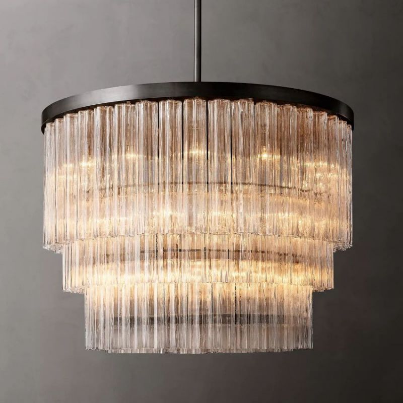 Caroline Round Chandelier 48", Dining Room Chandelier Lighting