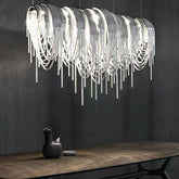 Classic Modern Tassel Chandelier For Dining Room