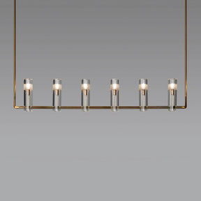 Concn Linear Chandelier for Dining Room