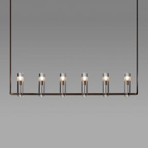 Concn Linear Chandelier for Dining Room