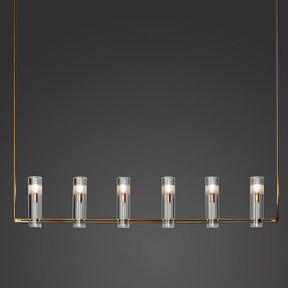 Concn Linear Chandelier for Dining Room