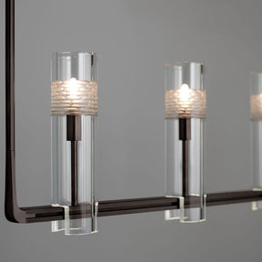 Concn Linear Chandelier for Dining Room