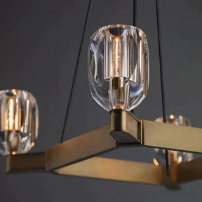 Cono Crystal  8-Lights Dining Pendant