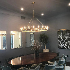 Dania Camina Luxury Vintage Round Chandelier