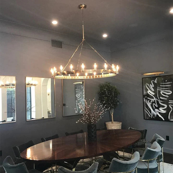 Dania Camina Luxury Vintage Round Chandelier