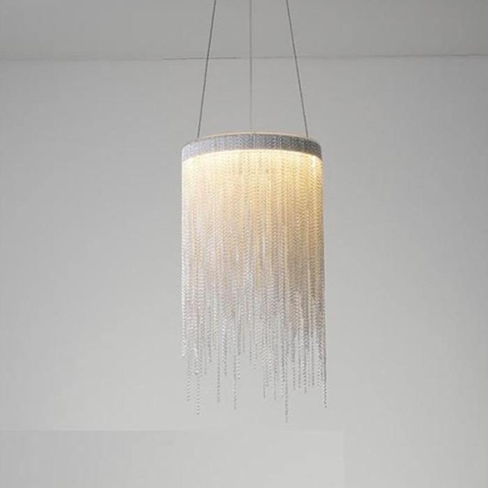 Daniel Aluminum Chain Tassel Pendant Light