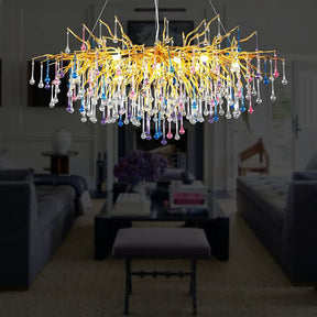 Doris Crystal Branch Chandelier