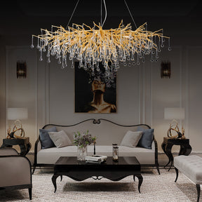 Doris Crystal Branch Chandelier