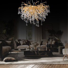 Doris Crystal Branch Chandelier