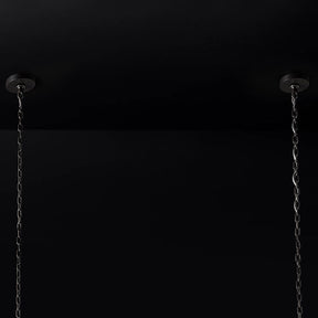 Emile Industrial Wind Rectangular Chandelier 54"