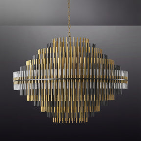 Emile Industrial Wind Round Chandelier 24" 32" 42"