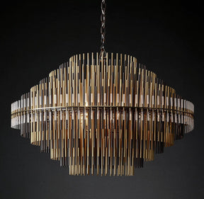 Emile Industrial Wind Round Chandelier 24" 32" 42"