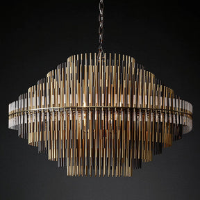 Emile Industrial Wind Round Chandelier 24" 32" 42"