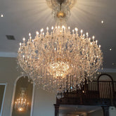 Extra Large Classic Traditional Crystal Chandelier 60/72/90 Lights for Hotel, Showroom, Foyer , Wedding Hall,Coffee Shop