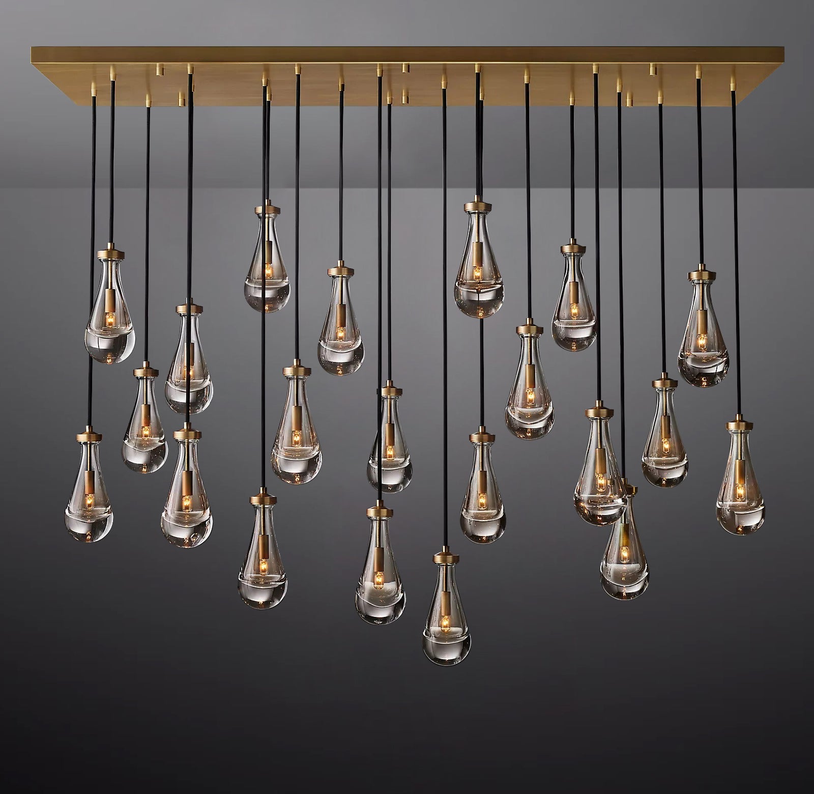 Fantasy Pearl Ball Linear Chandelier 72",33 Lights