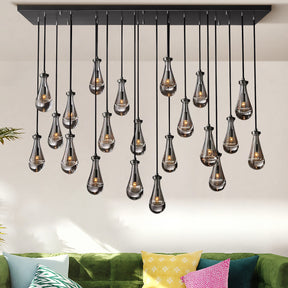 Fantasy Pearl Ball Linear Chandelier 72",33 Lights