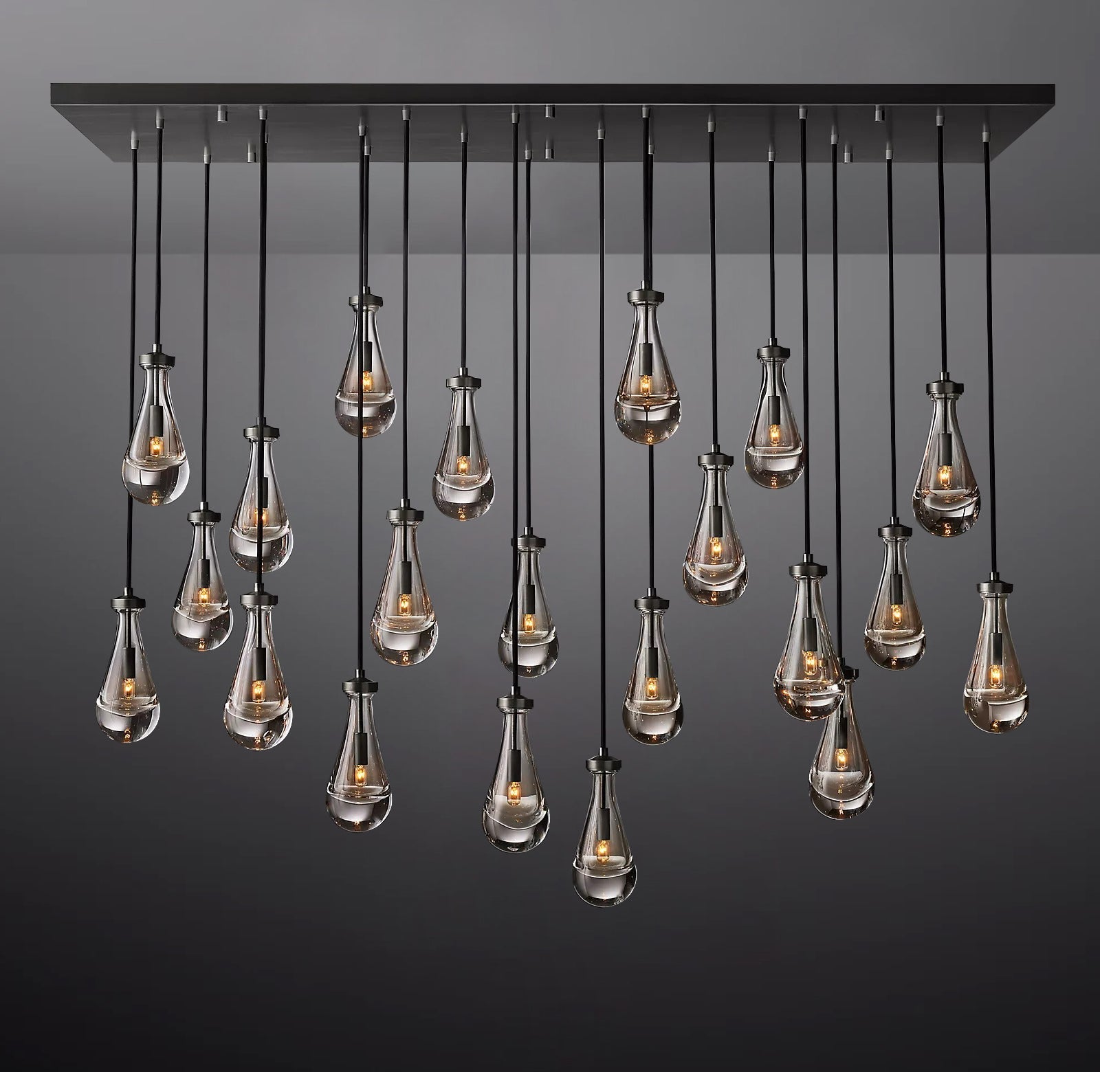 Fantasy Pearl Ball Linear Chandelier 72",33 Lights