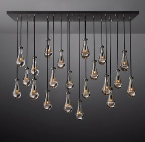Fantasy Pearl Ball Linear Chandelier 72",33 Lights
