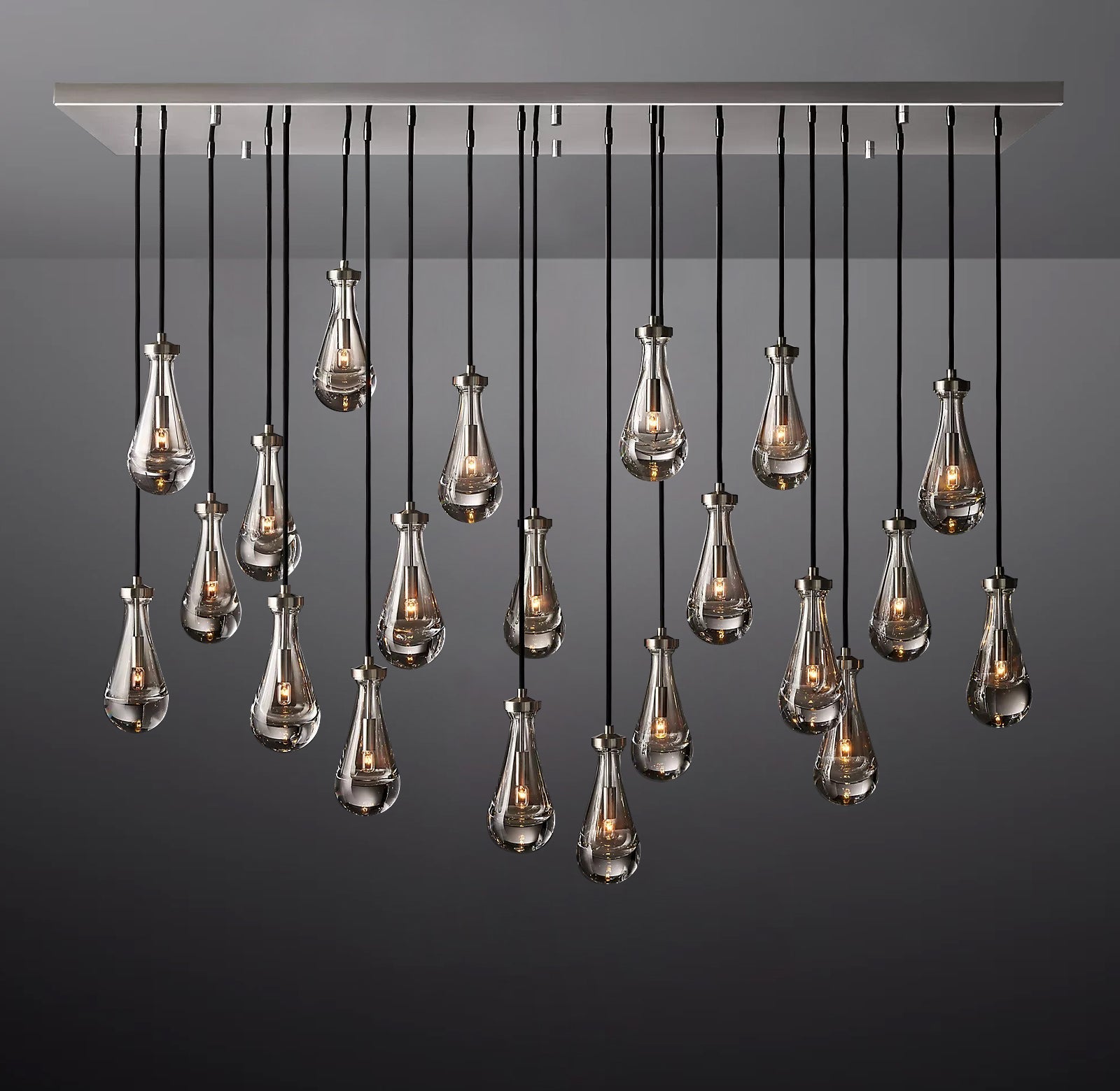 Fantasy Pearl Ball Linear Chandelier 72",33 Lights