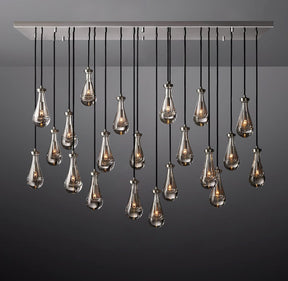 Fantasy Pearl Ball Linear Chandelier 72",33 Lights
