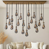 Fantasy Pearl Ball Linear Chandelier 72",33 Lights