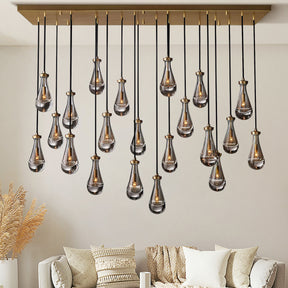 Fantasy Pearl Ball Linear Chandelier 72",33 Lights