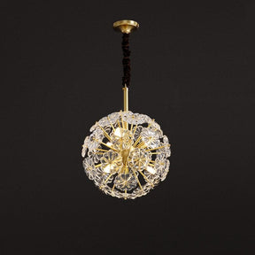 Classic Brass Dandelion Chandelier