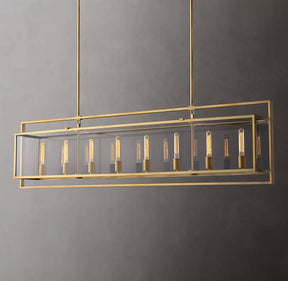 Fiona Rectangular chandelier W 72"