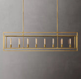 Fiona Rectangular chandelier W 72"