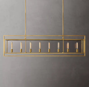 Fiona Rectangular chandelier W 72"