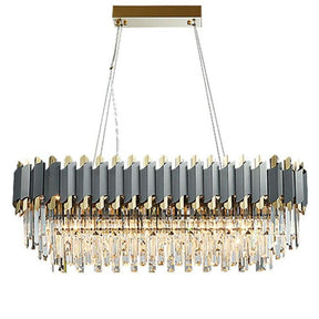 Flavian Rectangular Crystal Chandelier