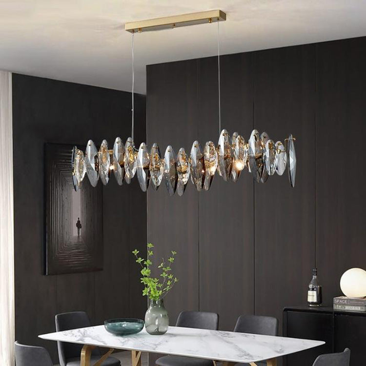 Flor Linear Chandelier for Dining Room