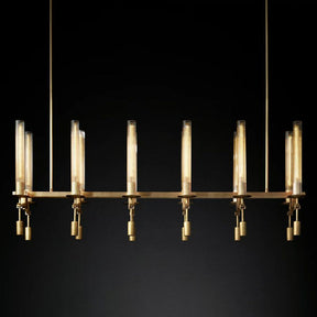 Fontanelle Linear Chandelier L 54"