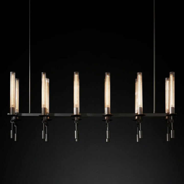 Fontanelle Linear Chandelier L 54"