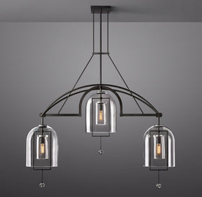 Fulcral Linear Chandelier 61" 3-Lights