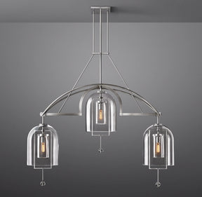 Fulcral Linear Chandelier 61" 3-Lights