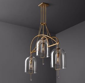 Fulcral Linear Chandelier 61" 3-Lights