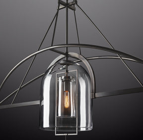 Fulcral Linear Chandelier 61" 3-Lights