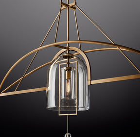 Fulcral Linear Chandelier 61" 3-Lights