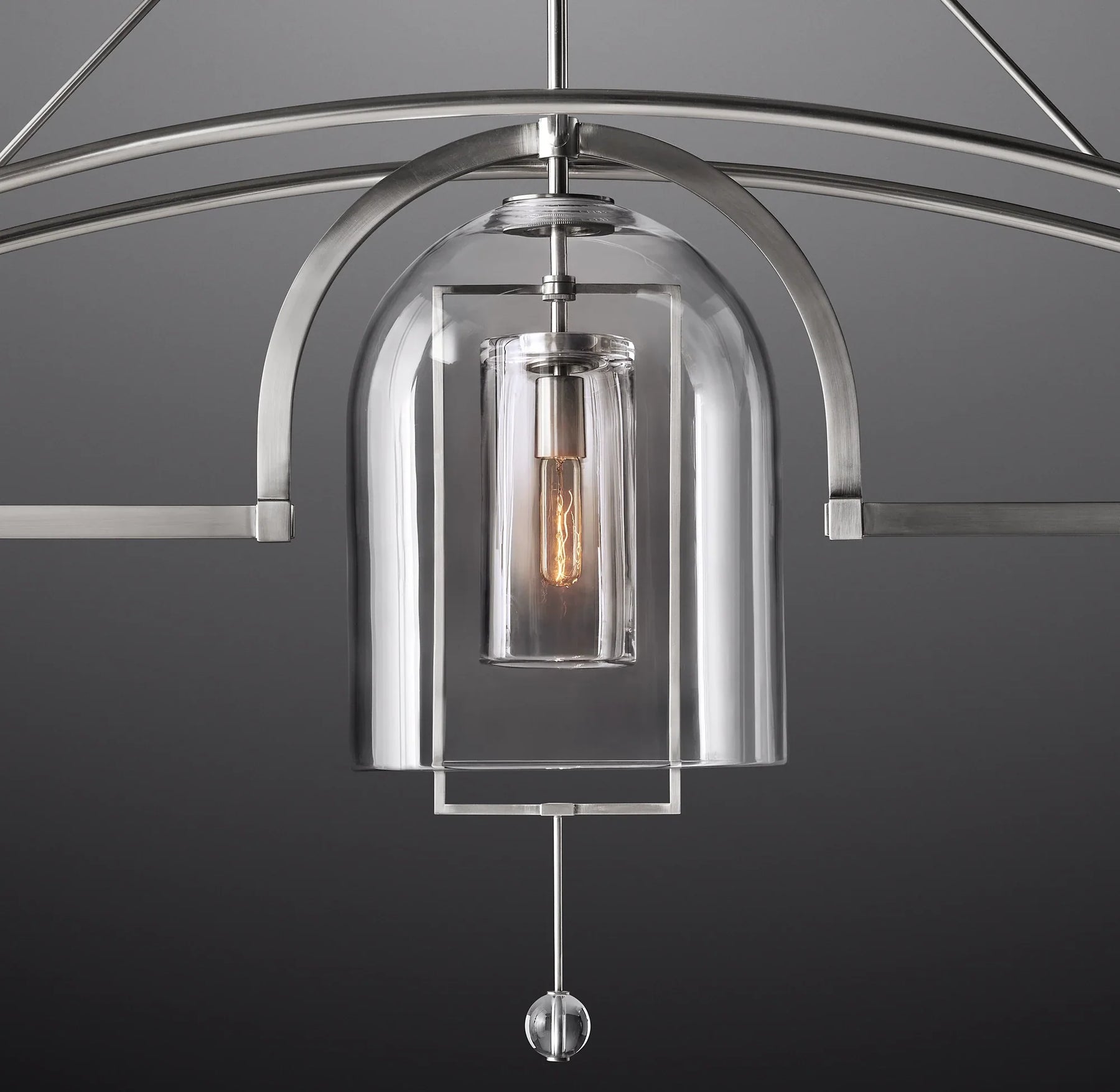 Fulcral Linear Chandelier 61" 3-Lights