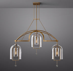 Fulcral Linear Chandelier 61" 3-Lights