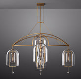 Fulcral Round Chandelier 73" 5-Lights