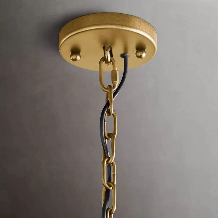 Halo Calcite Round Chandelier 31"