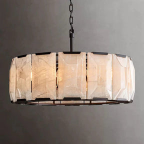 Halo Calcite Round Chandelier 31"