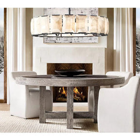 Halo Calcite Round Chandelier 31"