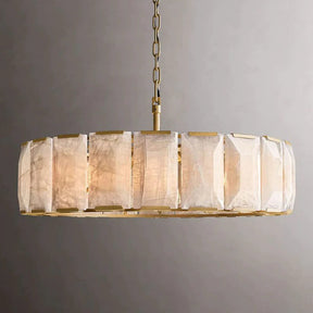 Halo Calcite Round Chandelier 43"