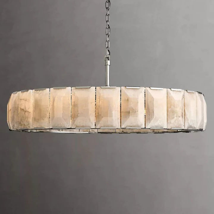 Halo Calcite Round Chandelier 60"