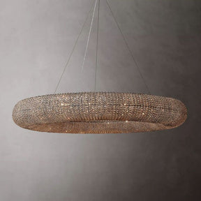 Halo Smoke Crystal Chandelier 31" 42"